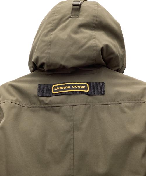 CANADA GOOSE（カナダグース）CANADA GOOSE (カナダグース) JASPER PARKA ダウンジャケット ベージュ×ブラック サイズ:SIZE Sの古着・服飾アイテム