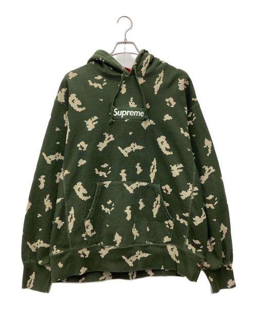 SUPREME（シュプリーム）Supreme (シュプリーム) Supreme BOX Logo Hooded Sweatshirt プルオーバーパーカー グリーン サイズ:SIZE Lの古着・服飾アイテム