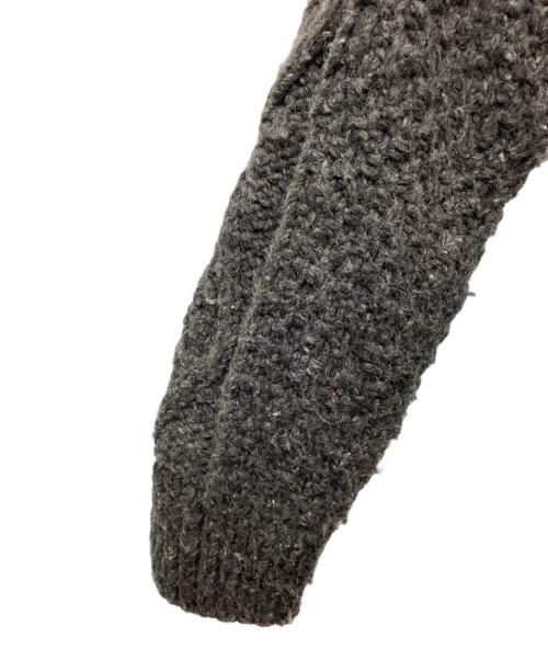 NATIVE AMERICAN（ネイティブアメリカン）NATIVE AMERICAN (ネイティブアメリカン) 厚手カーディガン グレー サイズ:SIZE Lの古着・服飾アイテム