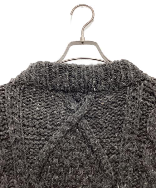 NATIVE AMERICAN（ネイティブアメリカン）NATIVE AMERICAN (ネイティブアメリカン) 厚手カーディガン グレー サイズ:SIZE Lの古着・服飾アイテム