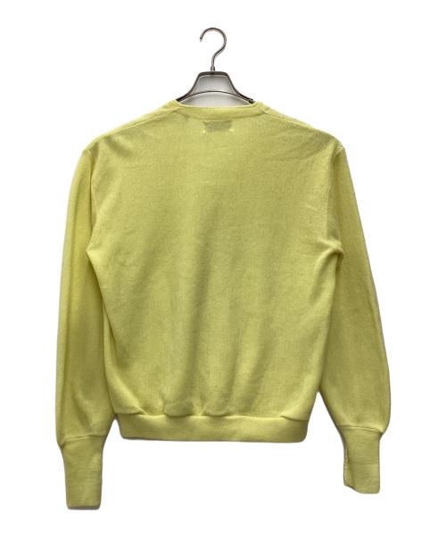 LACOSTE（ラコステ）LACOSTE (ラコステ) 薄手カーディガン 70s VINTAGE イエロー サイズ:SIZE XLの古着・服飾アイテム