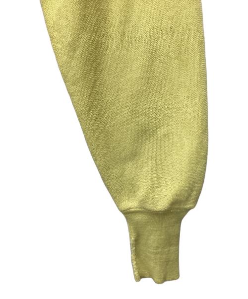LACOSTE（ラコステ）LACOSTE (ラコステ) 薄手カーディガン 70s VINTAGE イエロー サイズ:SIZE XLの古着・服飾アイテム