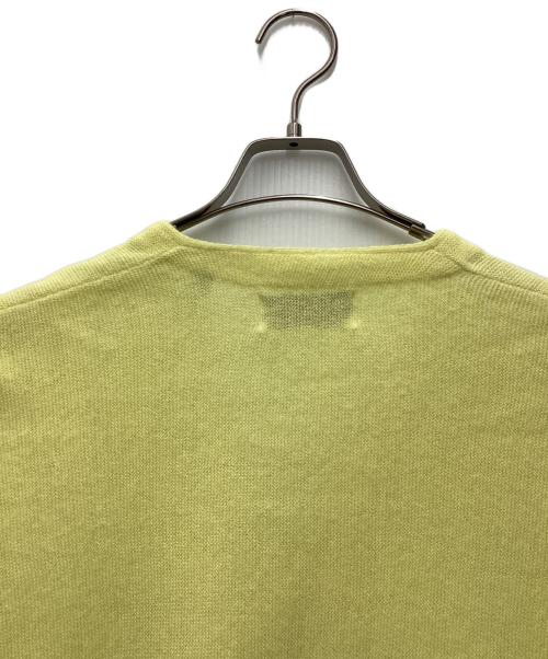 LACOSTE（ラコステ）LACOSTE (ラコステ) 薄手カーディガン 70s VINTAGE イエロー サイズ:SIZE XLの古着・服飾アイテム