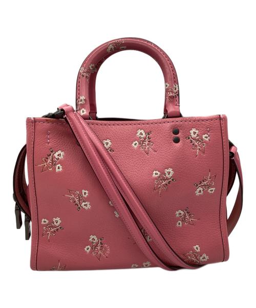 COACH（コーチ）COACH (コーチ) 2WAYショルダーバッグ ピンクの古着・服飾アイテム