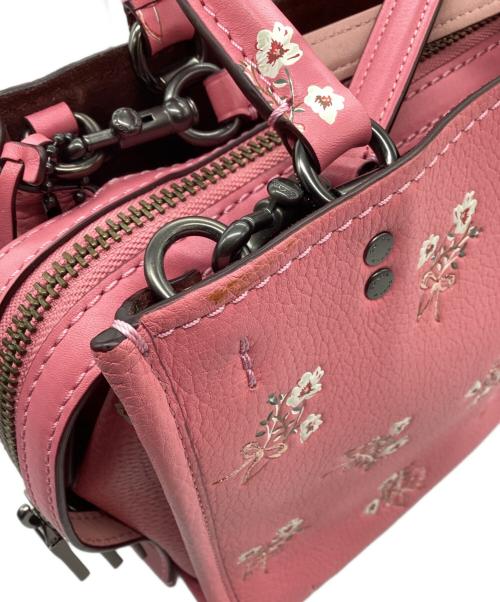 COACH（コーチ）COACH (コーチ) 2WAYショルダーバッグ ピンクの古着・服飾アイテム