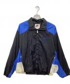 NIKEナイキ）の古着「ナイロンジャケット 00s　銀タグ」｜ブルー×ブラック