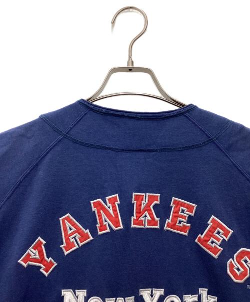 MLB（エムエルビー）MLB (エムエルビー) ゲームシャツ 90s ネイビー サイズ:SIZE Mの古着・服飾アイテム