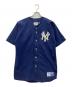 MLB（エムエルビー）の古着「ゲームシャツ 90s」｜ネイビー