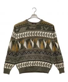 THE MENS STORE LEMAGASIN POUR HOMMES（-）の古着「厚手ニット 80s」｜オリーブ