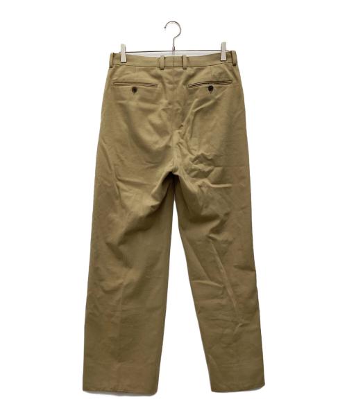 AURALEE（オーラリー）AURALEE (オーラリー) WASHED HEAVY CHINO SLACKS ベージュ サイズ:SIZE 4の古着・服飾アイテム