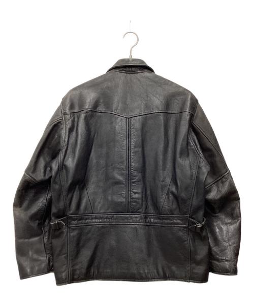 CHEVIGNON（シェビニオン）CHEVIGNON (シェビニオン) レザージャケット ブラック サイズ:SIZE Mの古着・服飾アイテム