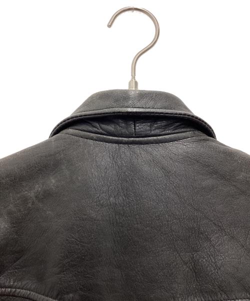 CHEVIGNON（シェビニオン）CHEVIGNON (シェビニオン) レザージャケット ブラック サイズ:SIZE Mの古着・服飾アイテム