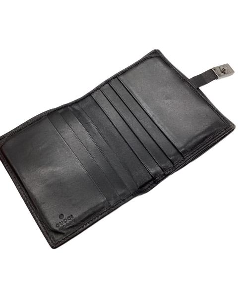 GUCCI（グッチ）GUCCI (グッチ) 2つ折り財布 ブラックの古着・服飾アイテム