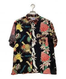 BEAMS（ビームス）の古着「半袖シャツ 雷門」｜ブラック