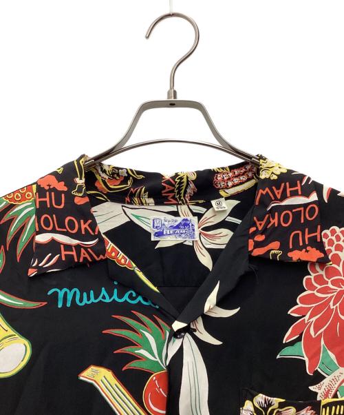 BEAMS（ビームス）BEAMS (ビームス) 半袖シャツ 雷門 ブラック サイズ:SIZE Mの古着・服飾アイテム