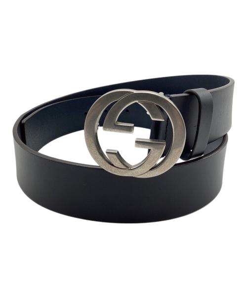 GUCCI（グッチ）GUCCI (グッチ) ベルト GGマーモント ブラックの古着・服飾アイテム