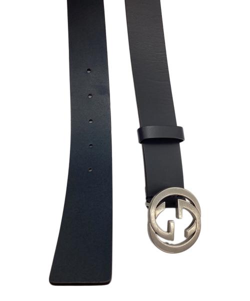 GUCCI（グッチ）GUCCI (グッチ) ベルト GGマーモント ブラックの古着・服飾アイテム