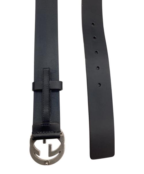 GUCCI（グッチ）GUCCI (グッチ) ベルト GGマーモント ブラックの古着・服飾アイテム