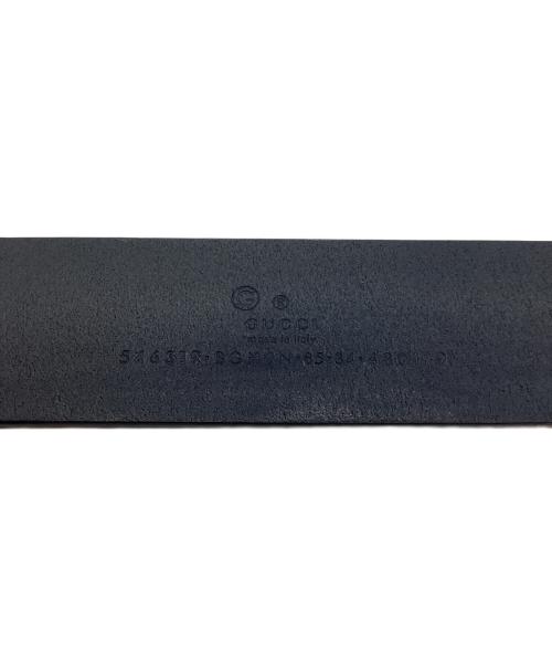 GUCCI（グッチ）GUCCI (グッチ) ベルト GGマーモント ブラックの古着・服飾アイテム