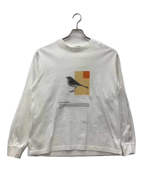 POET MEETS DUBWISE（ポエットミーツダブワイズ）POET MEETS DUBWISE (ポエットミーツダブワイズ) 長袖Tシャツ ホワイト サイズ:SIZE Mの古着・服飾アイテム