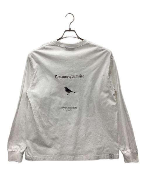 POET MEETS DUBWISE（ポエットミーツダブワイズ）POET MEETS DUBWISE (ポエットミーツダブワイズ) 長袖Tシャツ ホワイト サイズ:SIZE Mの古着・服飾アイテム
