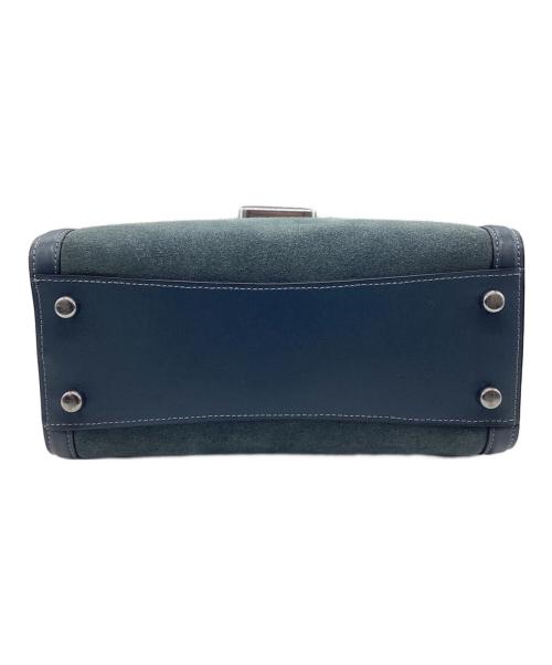 COACH（コーチ）COACH (コーチ) グレース キャリーオール 2WAYバッグ ネイビーの古着・服飾アイテム