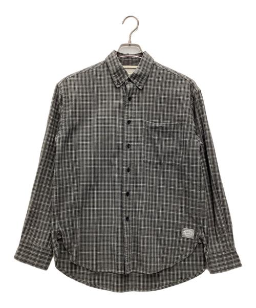 Snow peak（スノーピーク）snow peak (スノーピーク) チェックシャツ グレー サイズ:SIZE Sの古着・服飾アイテム