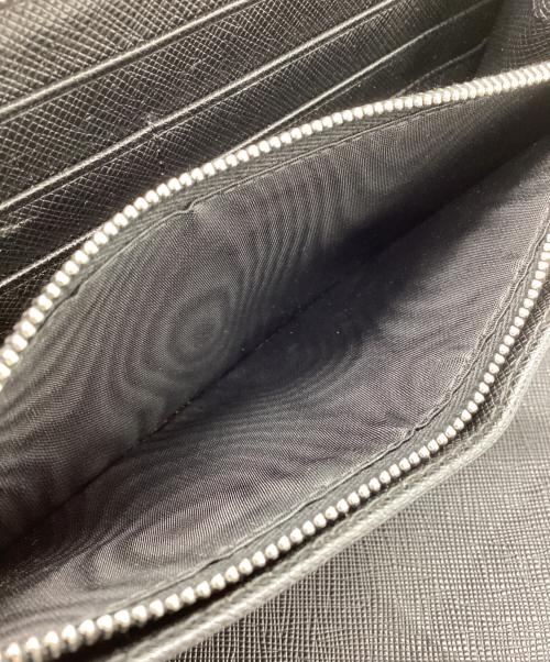 PRADA（プラダ）PRADA (プラダ) PORTER (ポーター) サフィアーノ 長財布 ブラックの古着・服飾アイテム