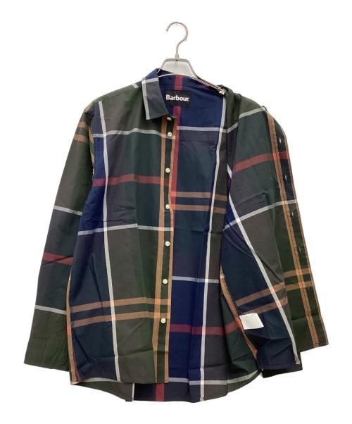 Barbour（バブアー）Barbour (バブアー) ラージ タータン チェック レギュラーカラー シャツ オリーブ サイズ:SIZE 40 未使用品の古着・服飾アイテム