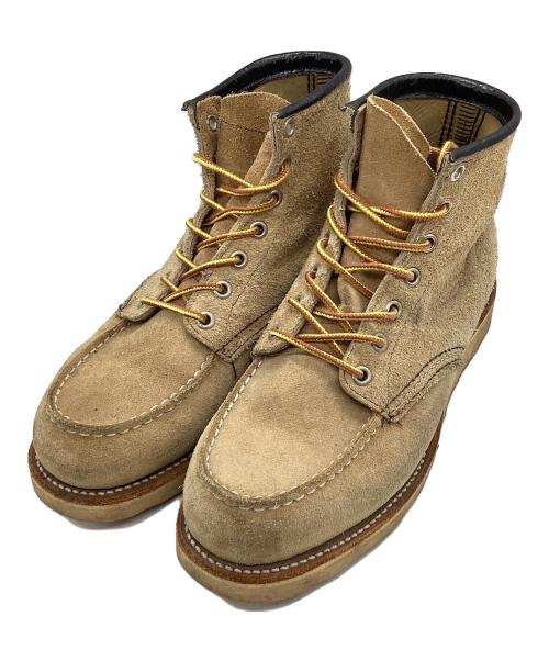 RED WING（レッドウィング）RED WING (レッドウィング) エンジニアブーツ 90s 四角犬タグ ベージュ サイズ:推定SIZE 23cmの古着・服飾アイテム