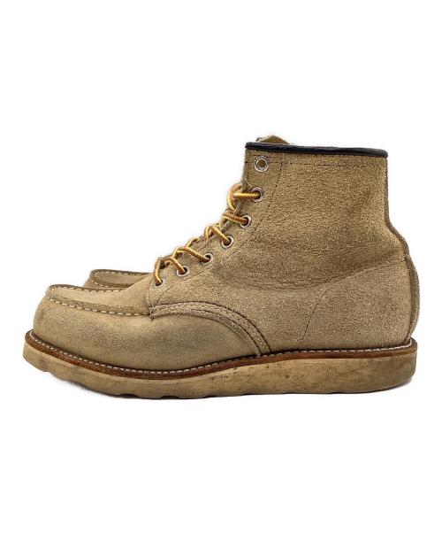 RED WING（レッドウィング）RED WING (レッドウィング) エンジニアブーツ 90s 四角犬タグ ベージュ サイズ:推定SIZE 23cmの古着・服飾アイテム