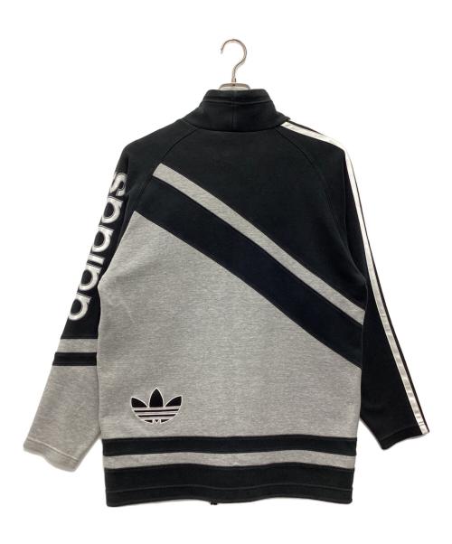 adidas（アディダス）adidas (アディダス) 90sハイネックスウェット デサントタグ グレー×ブラック サイズ:SIZE Lの古着・服飾アイテム
