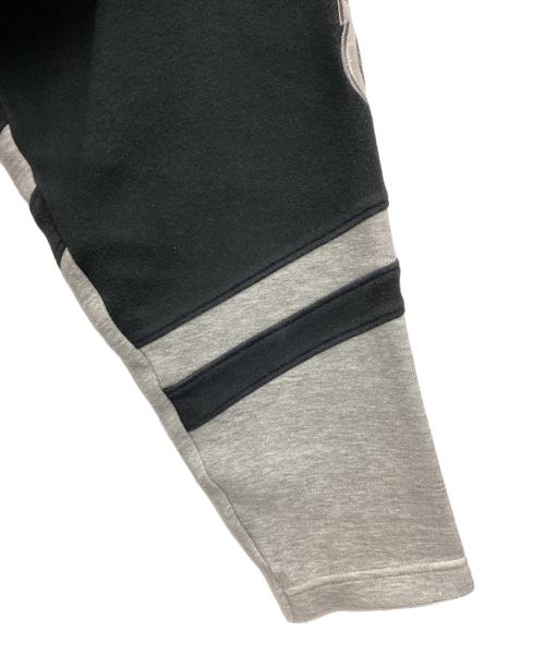 adidas（アディダス）adidas (アディダス) 90sハイネックスウェット デサントタグ グレー×ブラック サイズ:SIZE Lの古着・服飾アイテム