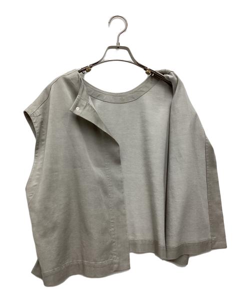 BEARDSLEY（ビアズリー）BEARDSLEY (ビアズリー) ショートベスト ライトグレー サイズ:SIZE Free 未使用品の古着・服飾アイテム