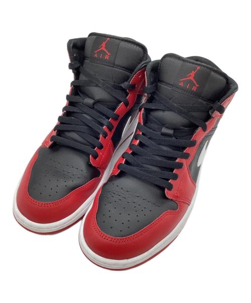NIKE（ナイキ）NIKE (ナイキ) Air Jordan 1 Mid レッド×ブラック サイズ:SIZE 28cmの古着・服飾アイテム