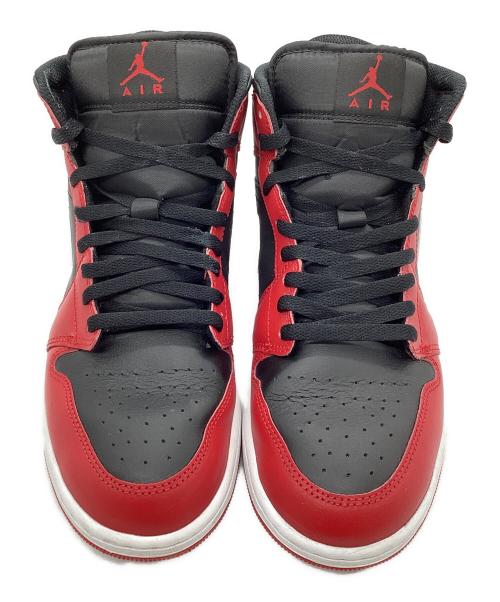 NIKE（ナイキ）NIKE (ナイキ) Air Jordan 1 Mid レッド×ブラック サイズ:SIZE 28cmの古着・服飾アイテム