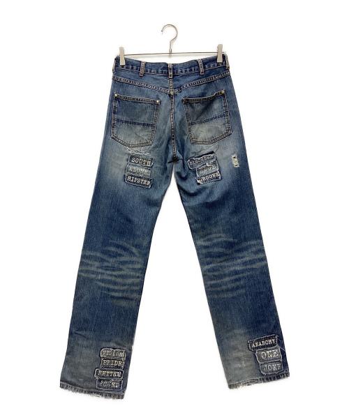 NUMBER (N)INE（ナンバーナイン）NUMBER (N)INE (ナンバーナイン) ダメージデニムパンツ 	モダンエイジ期 インディゴ サイズ:SIZE 3の古着・服飾アイテム