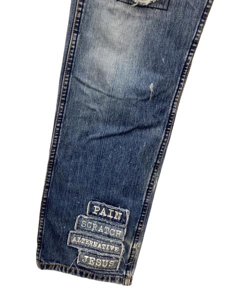 NUMBER (N)INE（ナンバーナイン）NUMBER (N)INE (ナンバーナイン) ダメージデニムパンツ 	モダンエイジ期 インディゴ サイズ:SIZE 3の古着・服飾アイテム