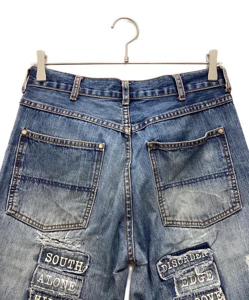 NUMBER (N)INE（ナンバーナイン）NUMBER (N)INE (ナンバーナイン) ダメージデニムパンツ 	モダンエイジ期 インディゴ サイズ:SIZE 3の古着・服飾アイテム