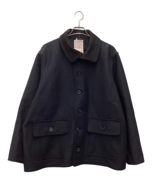 NICENESS（ナイスネス）NICENESS (ナイスネス) INESS ホースライディングメルトンマリンジャケット ネイビー サイズ:SIZE Lの古着・服飾アイテム