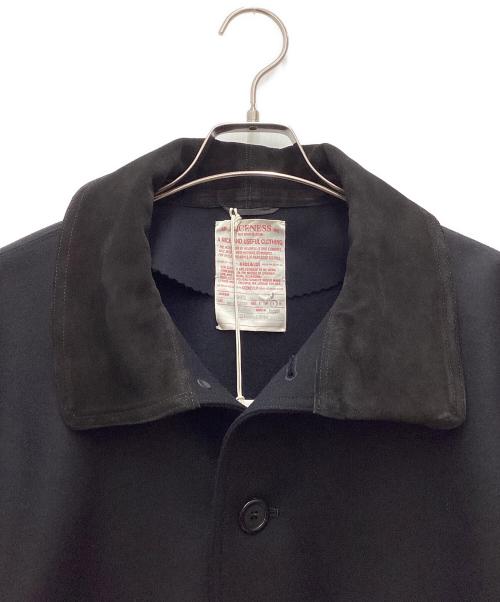 NICENESS（ナイスネス）NICENESS (ナイスネス) INESS ホースライディングメルトンマリンジャケット ネイビー サイズ:SIZE Lの古着・服飾アイテム