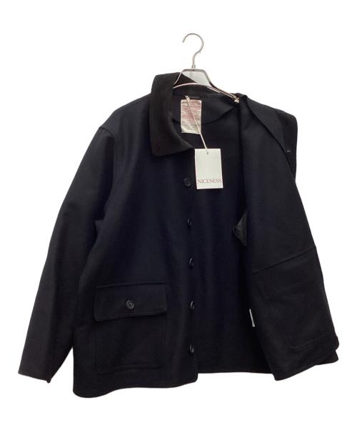 NICENESS（ナイスネス）NICENESS (ナイスネス) INESS ホースライディングメルトンマリンジャケット ネイビー サイズ:SIZE Lの古着・服飾アイテム