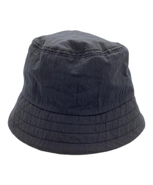 is-ness（イズネス）is-ness (イズネス) SALT SHRINKAGE BUCKET HAT ブラックの古着・服飾アイテム