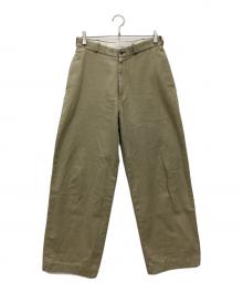 MARKA（マーカ）の古着「オーガニックコットンギャバ U.S.アーミーチノトラウザー」｜ベージュ
