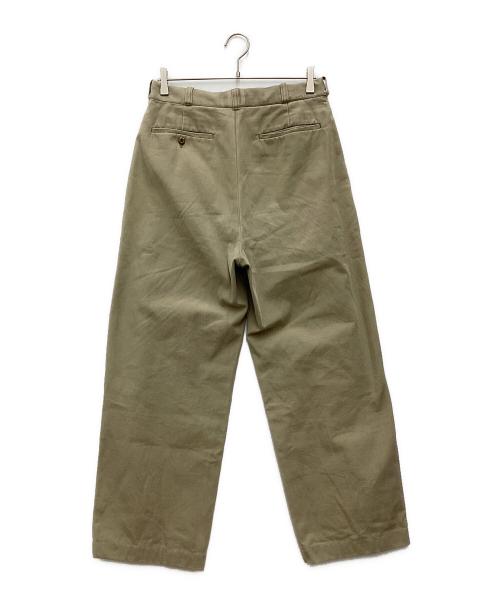 MARKA（マーカ）MARKA (マーカ) オーガニックコットンギャバ U.S.アーミーチノトラウザー ベージュ サイズ:SIZE 1の古着・服飾アイテム