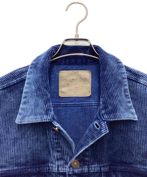 UNUSED（アンユーズド）UNUSED (アンユーズド) コーデュロイジャケット 24AW ブルー サイズ:SIZE 2の古着・服飾アイテム