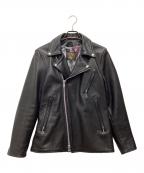 VANSON×RYUJI KAMIYAMAバンソン×リュウジカミヤマ）の古着「ダブルライダースジャケット」｜ブラック