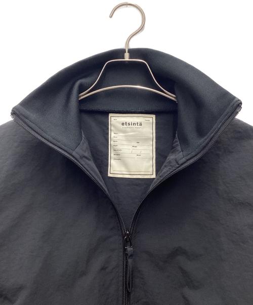 etsinta（エシンタ）etsinta (エシンタ) ナイロントラックボリュームスリーブジャケット ブラック サイズ:SIZE ONEの古着・服飾アイテム