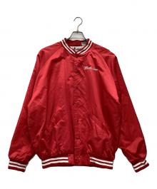 candinal×BUDWEISER（-×バドワイザー）の古着「スタジアムジャケット」｜レッド