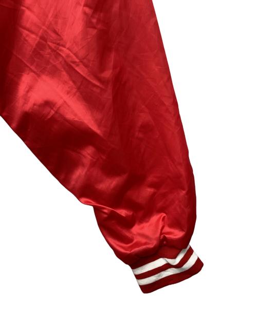 candinal（-）Candinal (-) BUDWEISER (バドワイザー) スタジアムジャケット レッド サイズ:SIZE XLの古着・服飾アイテム
